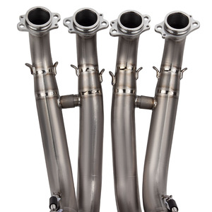 ชุดแต่งท่อไอเสียรถจักรยานยนต์ ไทเทเนียม ท่อหน้า สำหรับรถแข่ง ใช้ได้กับท่อเก็บเสียงเดิมของ <span class=keywords><strong>BMW</strong></span> <span class=keywords><strong>S1000RR</strong></span> S1000R <span class=keywords><strong>M1000RR</strong></span> M1000R ปี 19-25 - Product Image 4