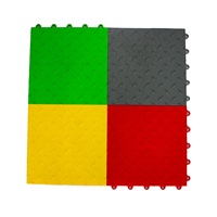 Einfach zu installierende Garage Interlocking Floor Anti Slip Indoor Auto Matten Gummi bodenfliesen Indoor