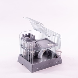 กรงแฮมสเตอร์แบบพกพา อุปกรณ์สำหรับแฮมสเตอร์ วิลล่าชั้นเดียวแบบพกพา กรงสวนขนาดเล็ก - Product Image 5