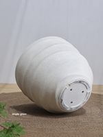 Pot de fleurs en terre cuite de magnésium pour extérieur et intérieur, respirant et durable, styles européen, sud-français et nordique, pour hôtels et villas Jianlv