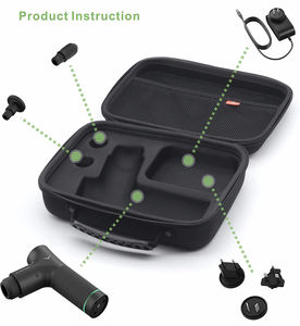 Estuche rígido de EVA personalizado, portátil, resistente al agua, a prueba de golpes, <span class=keywords><strong>Hyperice</strong></span> para pistola de masaje, para Hypervolt GO, equipo de pistola de masaje, OEM - Product Image 5