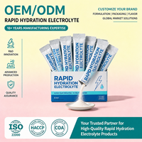 Poudre d'hydratation rapide électrolytique sans sucre OEM ODM Marque privée 6 électrolytes clés Vitamine B12 en sachet individuel pour les vitamines