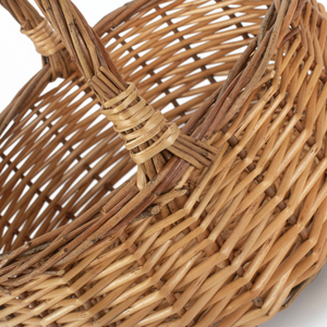 Mini panier en osier bicolore - Product Image 1