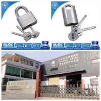 Serrure de mobilier d'extérieur MOK LOCK en acier inoxydable étanche, certifiée ISO9001, avec clé maîtresse, de Guangdong