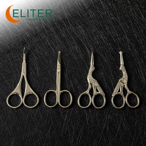 Tijeras para cutículas de acero inoxidable con punta curva Eliter, microtijeras para cutículas curvas, tijeras para cutículas de uñas - Product Image 5
