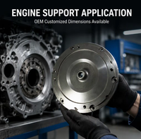 Volant moteur automobile en fonte, volant en fonte grise et ductile pour automobile, pièces de rechange moteur personnalisées OEM
