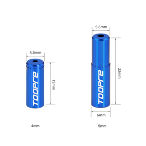 Toopre Mountain Road Bike Shift Rem Kabel Eindigt Lijndop Draadbuispluggen Aluminiumlegering 4Mm 5Mm <span class=keywords><strong>Mtb</strong></span> Fietskabeldop - Product Image 3