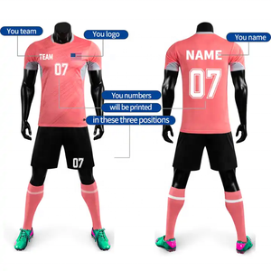 Nuovo Design personalizzato di sublimazione di calore Design adulto maglia da calcio comodo e traspirante gioco di calcio abbigliamento calcio - Product Image 3