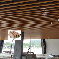 Deflector de aluminio para techo de metal al por mayor falso techo suspendido para una fácil instalación interior con rejilla ignífuga para hoteles