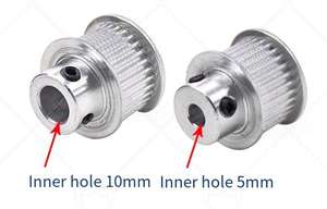 พูลเลย์ GT2 50 ฟัน กว้าง 10 มม. สำหรับสายพานไทม์มิ่ง ล้อซิงโครนัส อะลูมิเนียม สำหรับชิ้นส่วนเครื่องพิมพ์ 3 มิติ - Product Image 6