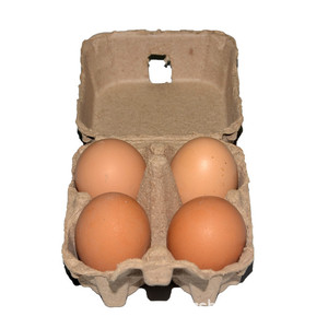 Cajas <span class=keywords><strong>de</strong></span> cartón vacías para embalaje <span class=keywords><strong>de</strong></span> pulpa <span class=keywords><strong>de</strong></span> papel, bandeja para huevos, venta al por mayor, 4/6/8 unidades - Product Image 2