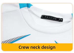 เสื้อยืดคอกลมทรงสปอร์ตออกกำลังกาย แห้งเร็ว ระบายอากาศดี ไร้ตะเข็บ กระชับรูปร่าง ทรงโอเวอร์ไซส์ สำหรับผู้ชาย - Product Image 3