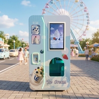Groothandel winstgevende softijsrobot selfservice 220v automaat SDK QR-code creditcard ADA-compatibel