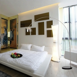 Modern Nordic <b>LED</b> <b>Corner</b> Standing Floor Lamp with Designer Fishing Iron Body Alone <b>Lighting</b> - Product Image 4