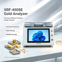Spectromètre de test de spectre des éléments lourds et des métaux précieux Zhoinda XRF450SE haute précision 0,03 % avec protection IP55 intégrée et rayonnement X