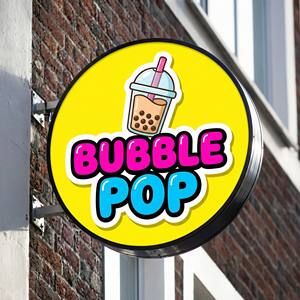 Letrero Luminoso LED Redondo Personalizado para Exteriores, <span class=keywords><strong>de</strong></span> Doble Cara, con Proyección, para <span class=keywords><strong>Farmacia</strong></span>, Veterinaria, Óptica, Tienda <span class=keywords><strong>de</strong></span> Té <span class=keywords><strong>de</strong></span> Burbujas - Product Image 5