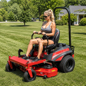เครื่องตัดหญ้าแบบนั่งขับ 1270 มม. แบบ Zero-turn สำหรับสวน ไร่นา และตัดหญ้าสูง รุ่น Wood Aksl-127 ขับเคลื่อนด้วยตัวเอง ใช้งานง่าย - Product Image 1