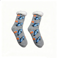 Calcetines de Piso de Doble Capa con Estampado Animal de Alta Calidad para Niñas