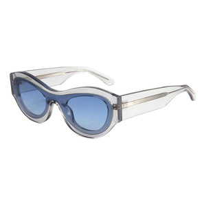 Lunettes de soleil œil de chat, monture tortue intégrale, verres marron, protection UV 100%, protection solaire pour adultes - Product Image 4