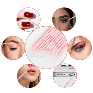 Cotonete de Nylon Descartável de Ponta Longa para Enxerto de Cílios, Limpeza de Tatuagens e Remoção de Maquiagem - Ferramenta de Beleza - Product Image 5