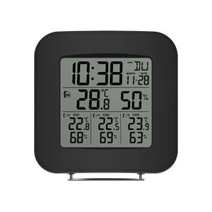 Đồng Hồ Trạm Thời Tiết Không Dây RF 433Mhz Với 3 Cảm Biến Đèn Nền Màu Xanh Dương Độ Ẩm Và Nhiệt Độ Trong Nhà/Ngoài Trời - Product Image 2