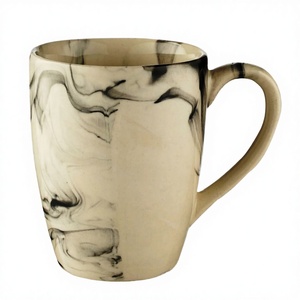15 Once Tazze in Ceramica Porcellana con Texture Marmo Moderno per Sublimazione con Cucchiaio per Occasioni Festive - Product Image 4