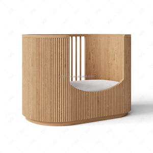 Sageliving <span class=keywords><strong>Lit</strong></span> de bébé classique en teck massif avec matelas <span class=keywords><strong>bio</strong></span> <span class=keywords><strong>Lit</strong></span> de bébé en <span class=keywords><strong>bois</strong></span> naturel pour pépinière - Product Image 4