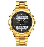 Skmei 2049 Montre Électronique à Minuteur Relojes-Hombre Al Por Mayor Relogio Digital Analogique Montres-Bracelets Homme Luxe