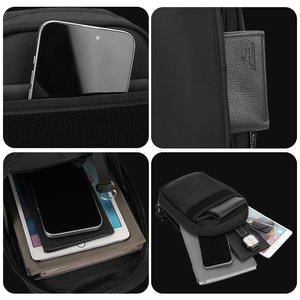 Bolso de Pecho para Hombre WePower, Bolso Cruzado de Nailon Impermeable para Uso Diario, Verano 2025, Negro - Product Image 5