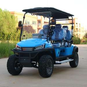 عربات جولف كهربائية صينية رباعية المقاعد رائجة البيع بأسعار رخيصة، سيارة بغي قانونية للشوارع، أفضل عربة جولف - Product Image 1