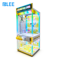 Machine à griffes commerciale BLEE, style arcade moderne, à monnayeur, avec cabinet en métal et plastique durable, jeu interactif à prix.