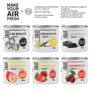 Profumo di Auto ciliegia di lusso solido personalizzato aromaterapia rinfrescante Auto profumo deodorante liquido prezzo di fabbrica - Product Image 5