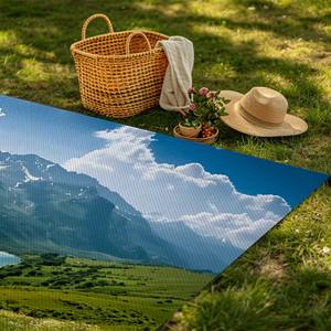 พรมพลาสติกสำหรับกลางแจ้งที่ถักทอขึ้นรูปสำหรับการตั้งแคมป์และการเดินป่าสำหรับผู้ใหญ่ - Product Image 4