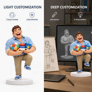 Action Figure Personalizzata Maschile con Pallina Colorata, Giocattolo Artistico in Vinile, OEM ODM, Stile Cinematografico, Statuetta da Collezione in PVC - Product Image 4
