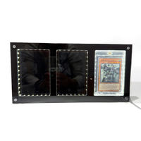 Vitrine éclairée en gros, alimentée par USB, avec éclairage LED, en acrylique transparent, pour figurines de collection