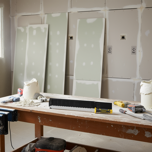 Cuchillo de aislamiento Stanley de 12 pulgadas con protector de hoja para cortar paneles de yeso y yeso en polvo - Product Image 3