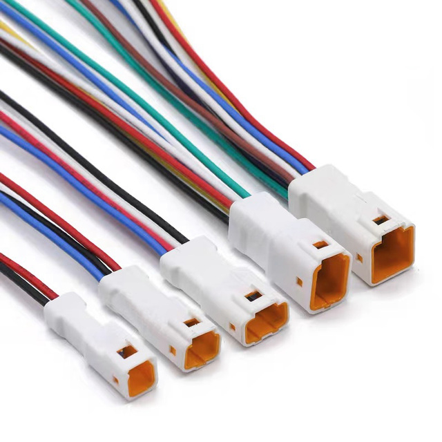JST JWPF 2P 3P 4P 6P 8P Way Male Female Waterproof Socket Automotive Led Wire Connector Harness for LED Light