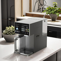 Système purificateur d'eau de bureau électrique 4-en-1 Filtration RO Machine à glaçons Distributeur d'eau instantané en plastique chaud/froid