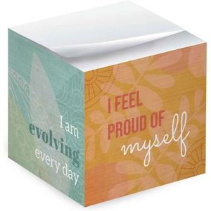 Sticky Notes Paper Brick New Designed 500 Sheets With Wooden Support Memo <b>Pad</b> Enterprise Customized LOGO Holiday Gifts - Product Image 6