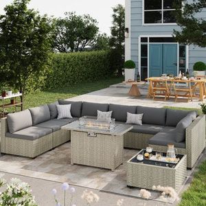 Canapé de <span class=keywords><strong>jardin</strong></span> en rotin moderne imperméable avec coussins pour balcon, <span class=keywords><strong>salon</strong></span>, patio, cour - Product Image 1