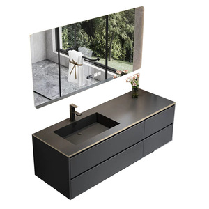 ตู้ห้องน้ำแบบอินทิเกรตพร้อมอ่างล้างหน้าแบบฝังในตัว - Product Image 6