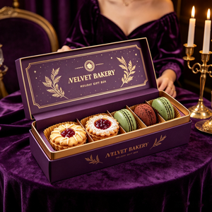 Boîte d'emballage personnalisée pour gâteaux en pain avec fenêtre pour la présentation de desserts et pâtisseries – Vente en gros - Product Image 5