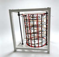 Machine de soufflage de film automatique à économie d'énergie pour sacs de coursier/déchets, 1700 mm, co-extrusion ABC trois couches PE/LLDPE/LDPE/HDPE