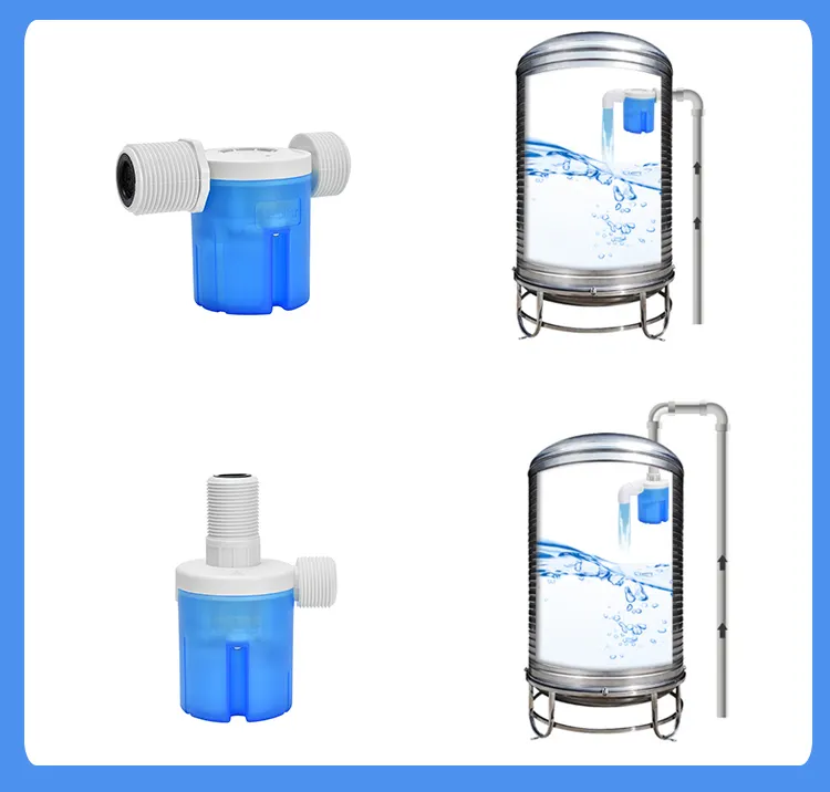 New Product 1/2" Auto Fill Water Float Valve For Containers Automatic Water Level Control