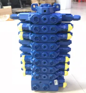 Escavadeira peças do motor original distribuição controle válvula SX12 para Yuchai YC60 escavadeira controle principal válvula