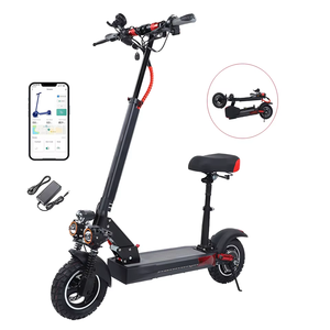 800W Foldable Scooter for Adults App-<b>Controlled</b> Dual Suspensions Two-Wheel Aluminum E Scooter for Kids M5 App <b>Controlled</b> Electri - Product Image 1