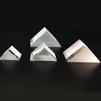 Prisme triangulaire équilatéral optique de bonne qualité d'usine K9 BK7 prisme de réflexion à angle droit enduit