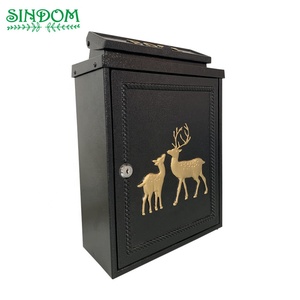 Buzón de Metal con diseño de ciervo para exteriores Buzón de correos montado en la pared - Product Image 3