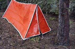 Emergency Survival Camping Shelter <strong>Tarp</strong> Orange &amp; Silver Mylar Solar Tube Tent - Product Image 3