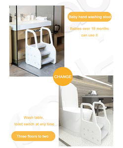 <span class=keywords><strong>Taburete</strong></span> Elevado Antideslizante para Niños, Escalón para Lavarse las Manos, <span class=keywords><strong>Taburete</strong></span> para Aprender a Ir al Baño - Product Image 3